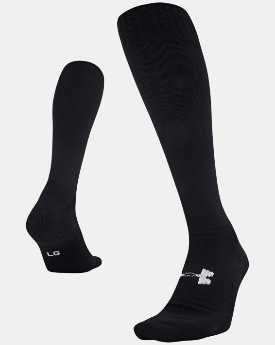 Unisex UA Tactical Over-The-Calf Socks, Black, pdpMainDesktop image number 0